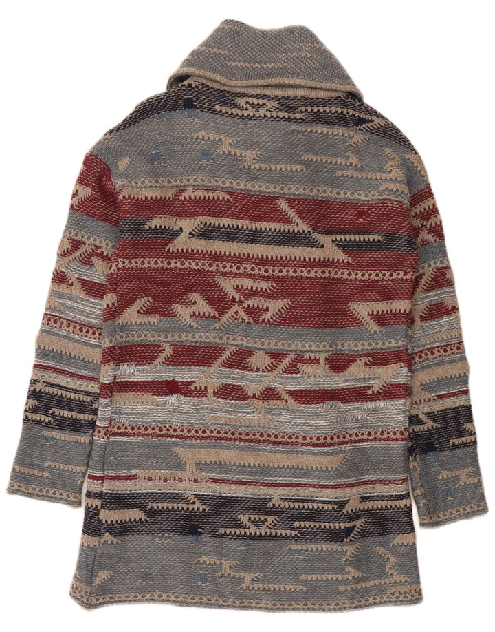 Maglione cardigan lungo da donna Carrera taglia unica multicolore azteco