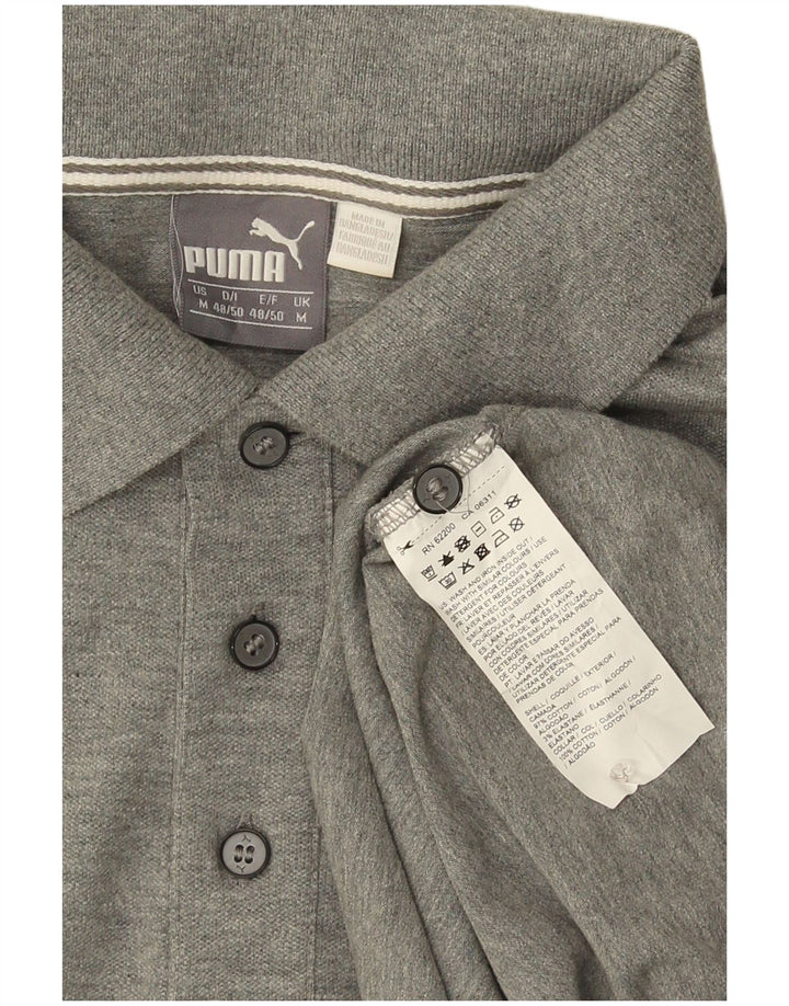 Puma herre poloshirt mellemgrå bomuld