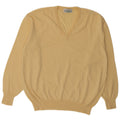 Supermaglia Herre V-hals sweater Medium Gul Uld