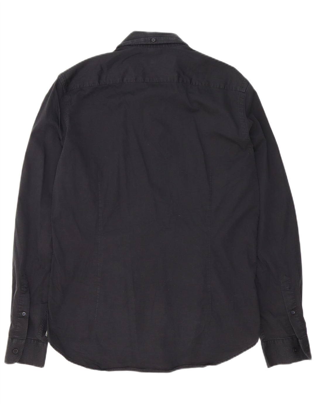 Ted Baker Mens Shirt Size 4 Large Black Cotton