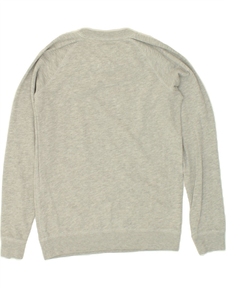 JACK WILLS Womens Classic Fit Sweatshirt Jumper UK 8 Small Grey Cotton Vintage Jack Wills and Second-Hand Jack Wills from Messina Hembry 