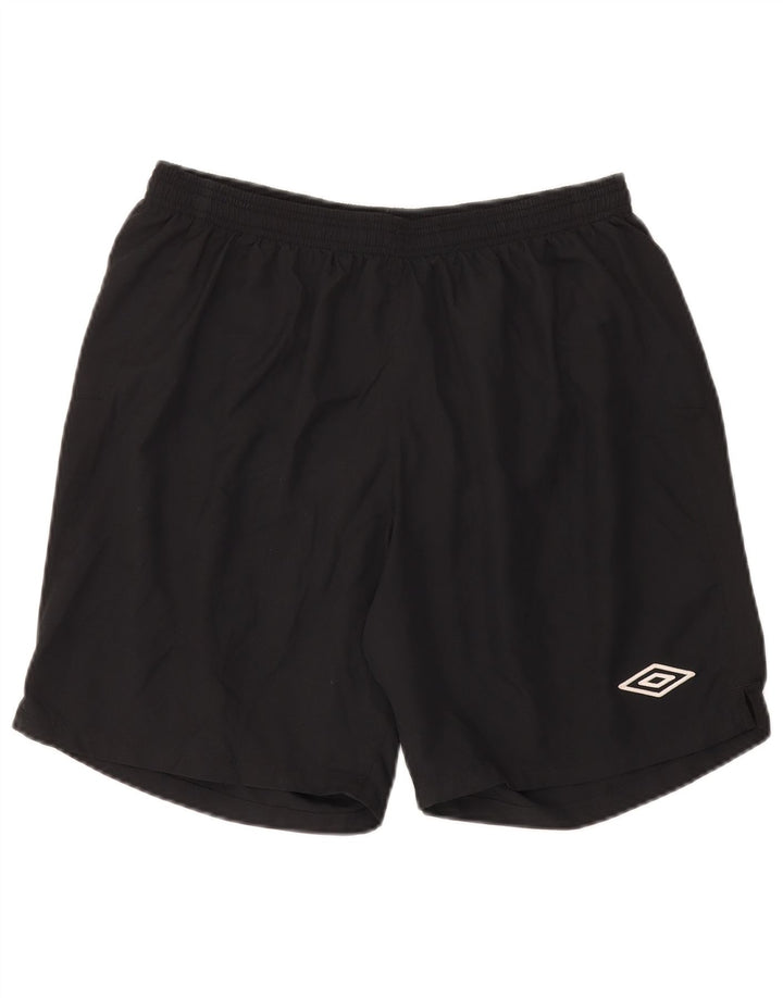 Umbro Mens Sport Shorts XL  Black Polyester