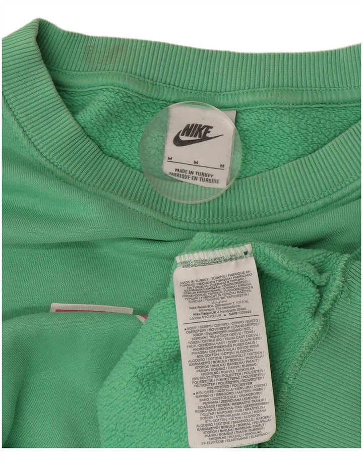 Nike Womens Graphic Oversized Full Tracksuit UK 14 Medium  Green Cotton