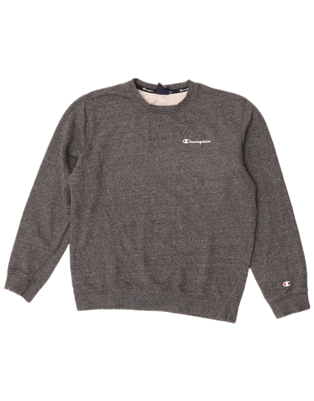 Felpa da uomo Champion Maglione grigio medio chiazzato