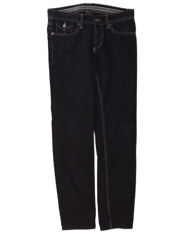 Dolce & Gabbana Womens Straight Jeans W30 L32 Navy Blue Cotton