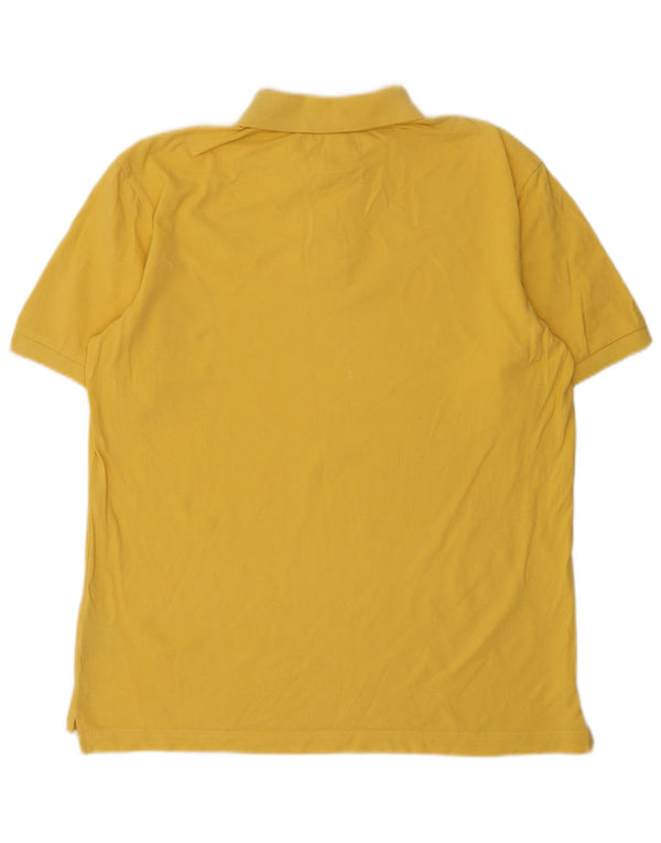 Polo Kappa Uomo Large in Cotone Giallo