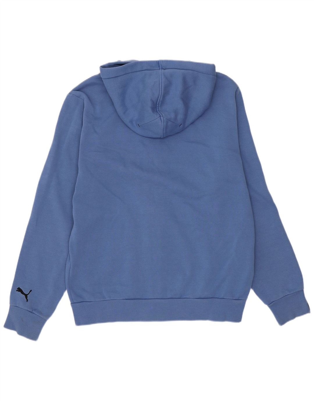 Puma Herren Kapuzenpullover mit grafischem Reißverschluss, Größe S, Blau