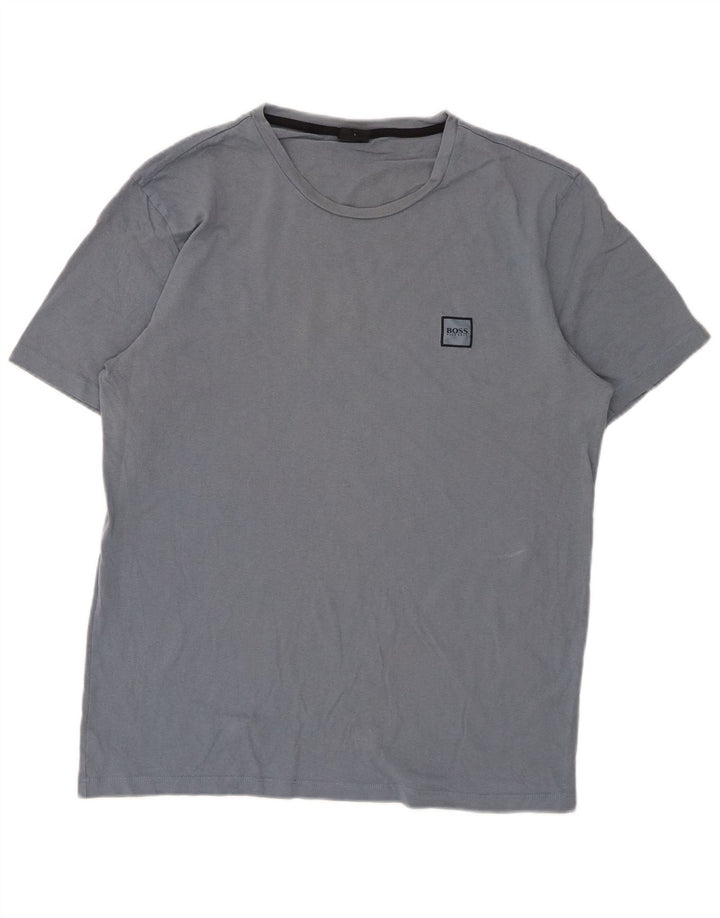 Hugo Boss Mens T-Shirt Top Large Blue