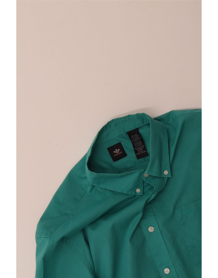 DOCKERS Mens Shirt XL Green Cotton Vintage Dockers and Second-Hand Dockers from Messina Hembry 