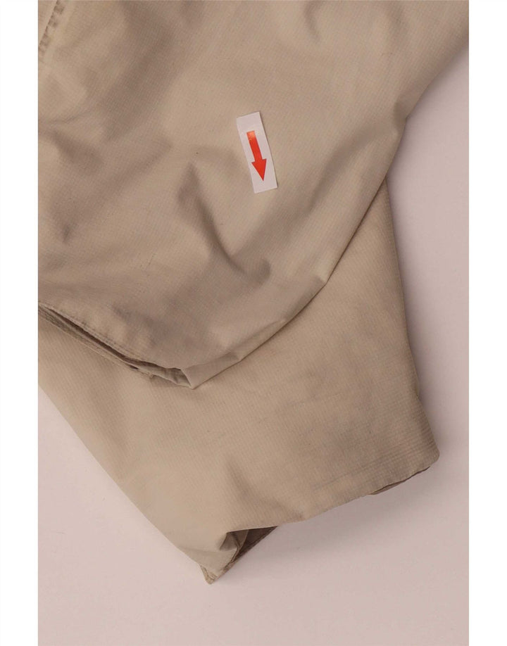 Berghaus Womens Oversized Windbreaker Jacket UK 14 Medium Beige Colourblock