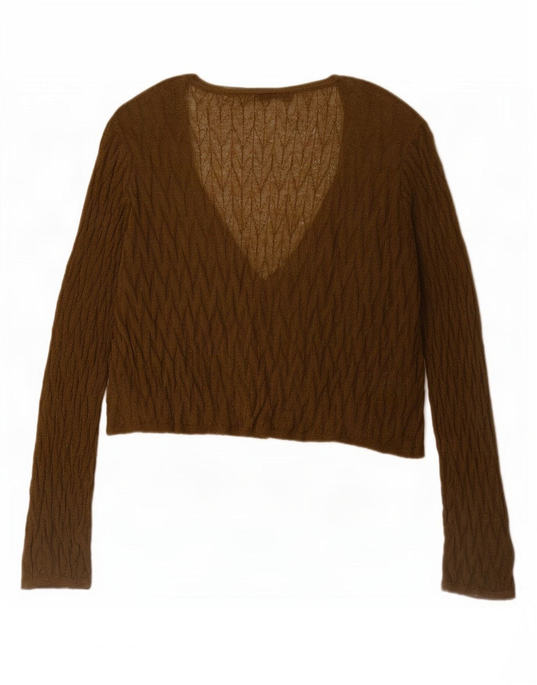 Damski kardigan o kroju oversize Zara Top UK 10 Small Khaki