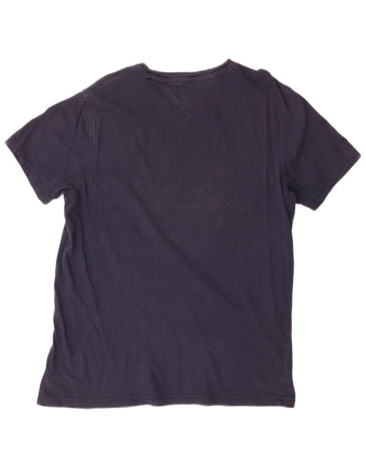 Tommy Hilfiger T-Shirt Homme Haut Large Bleu Marine