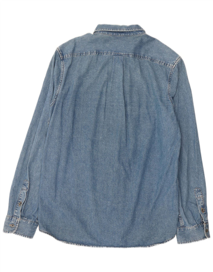 Diesel Mens Denim Shirt XL Blue Cotton