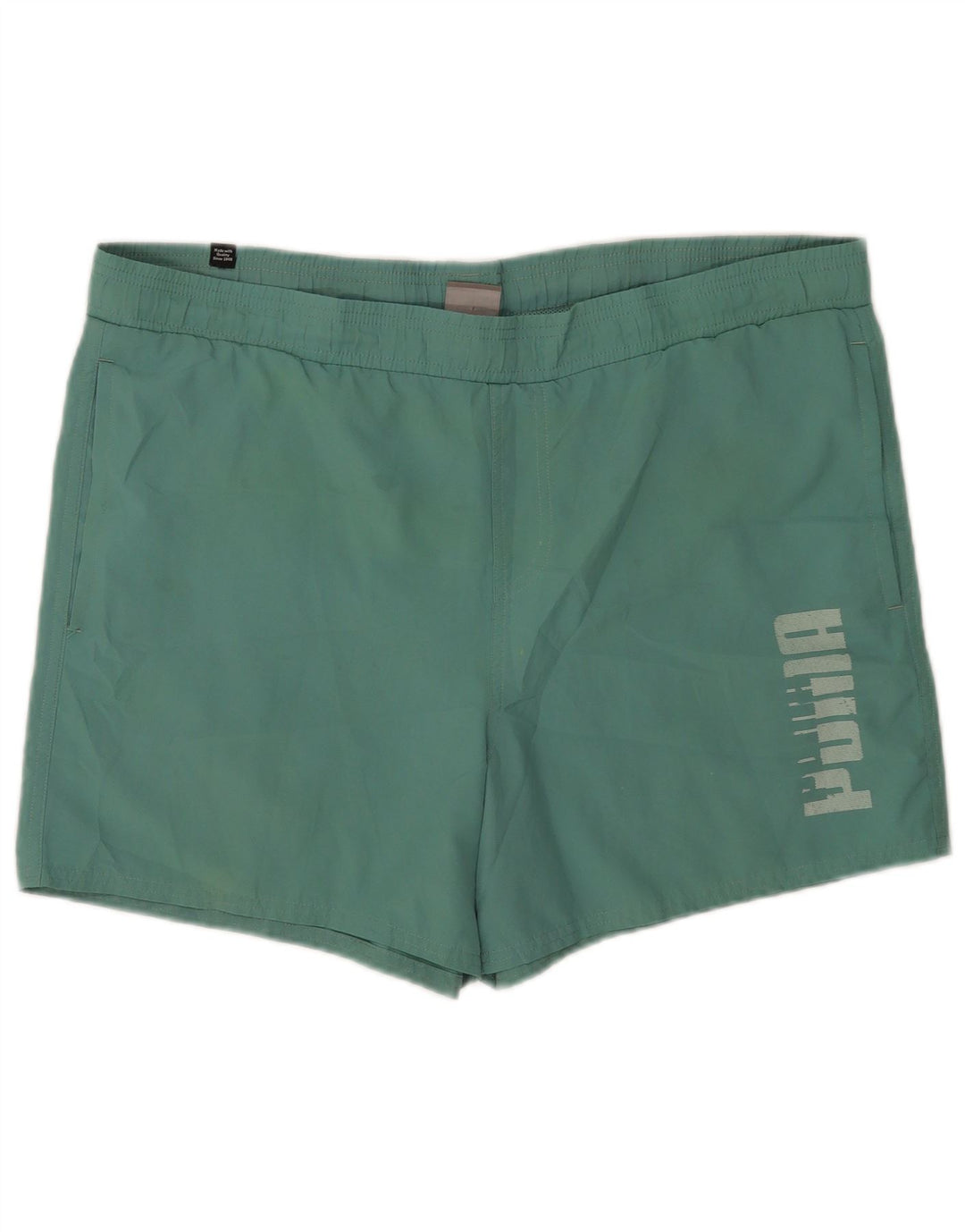 Pantaloncini da bagno grafici da uomo Puma grandi verdi in poliestere