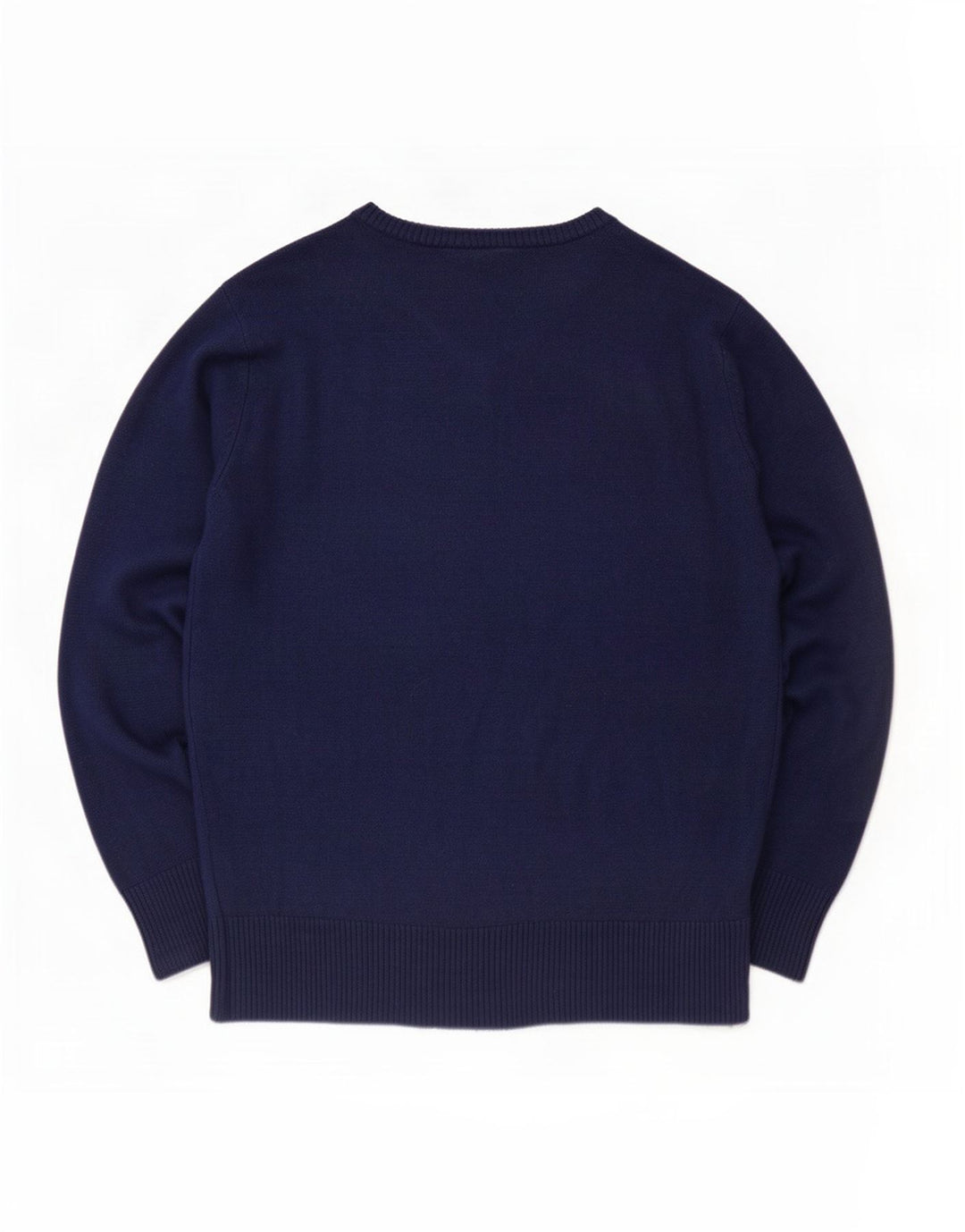 Lotto Mens V-Neck Jumper Sweater Small Navy Blue Acrylic