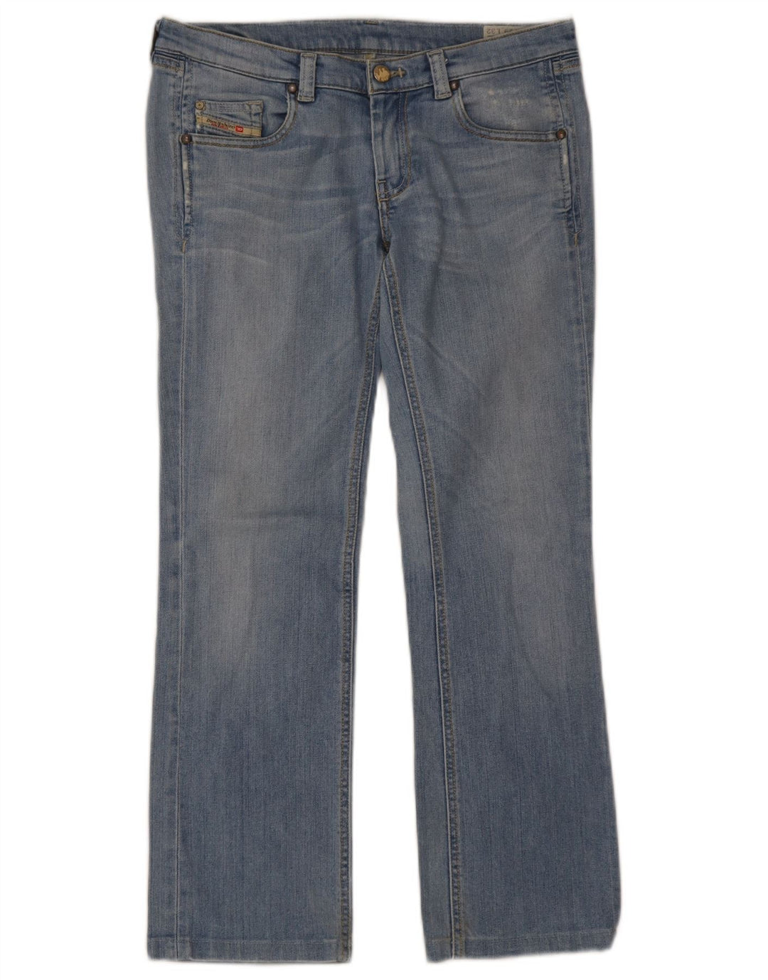 Diesel Womens Doozy Bootcut Jeans W29 L26 Blue Cotton
