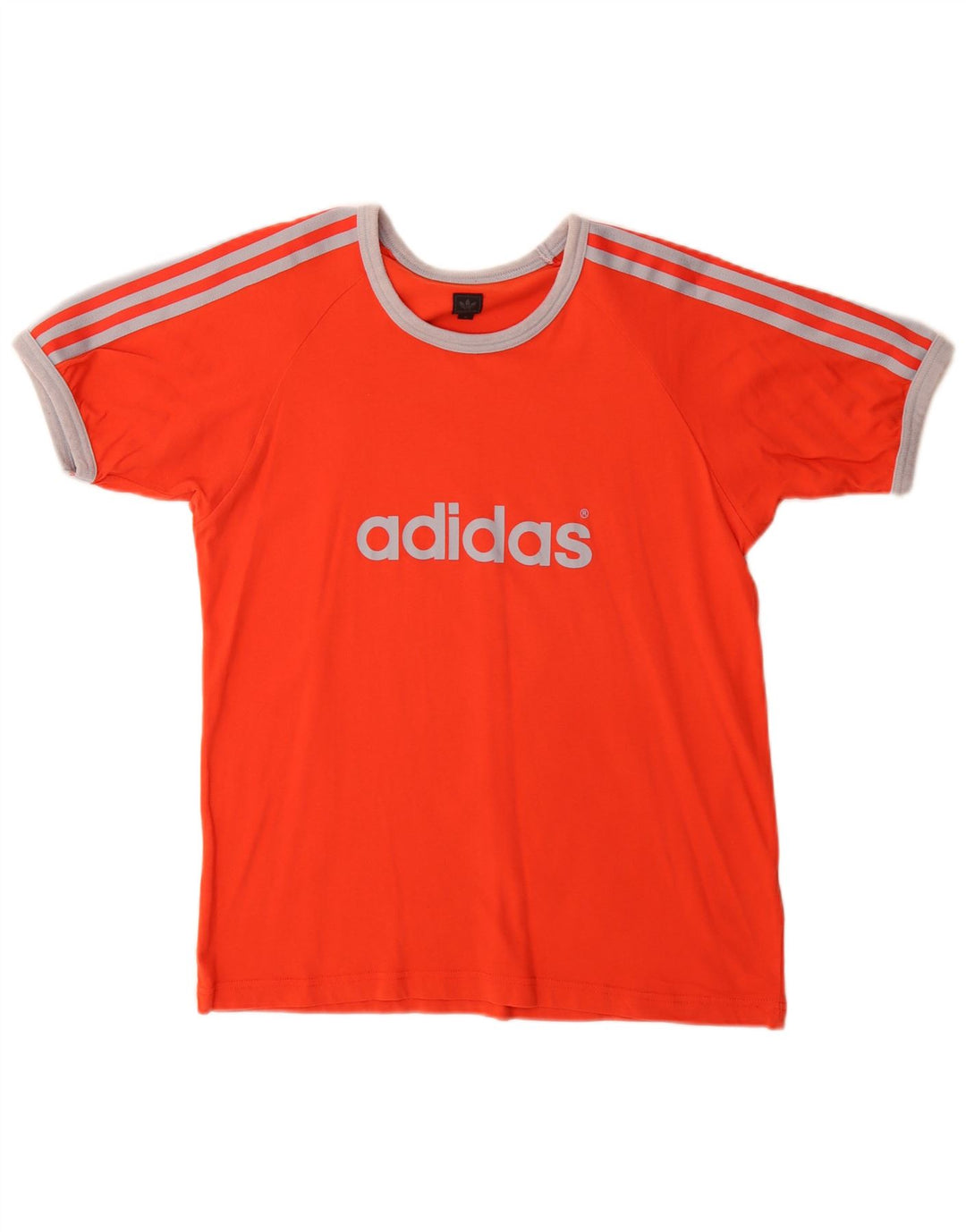 Adidas Mens Graphic T-Shirt Top Medium Red Cotton