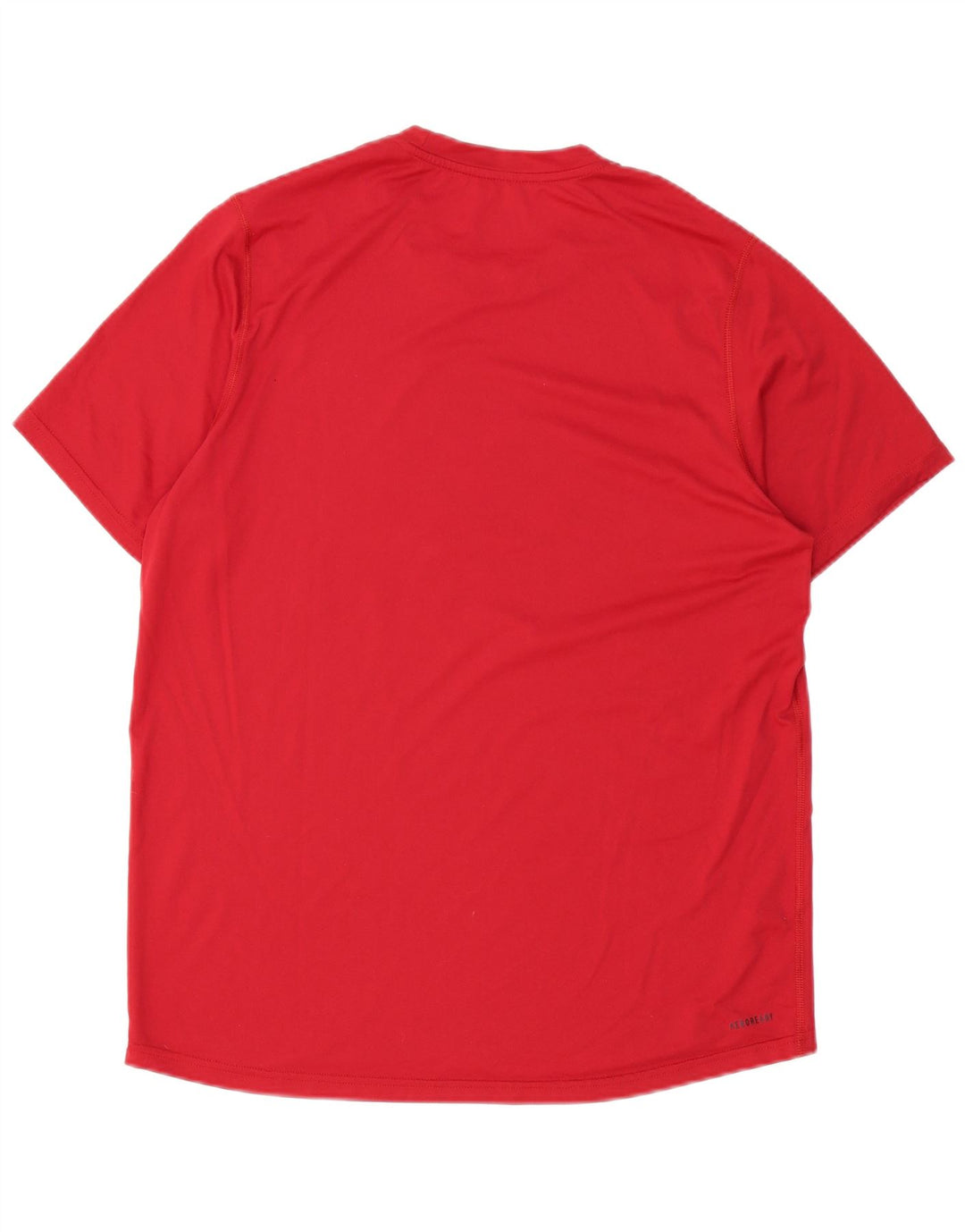 Adidas Mens Aeroready Graphic T-Shirt Top Large Red Polyester