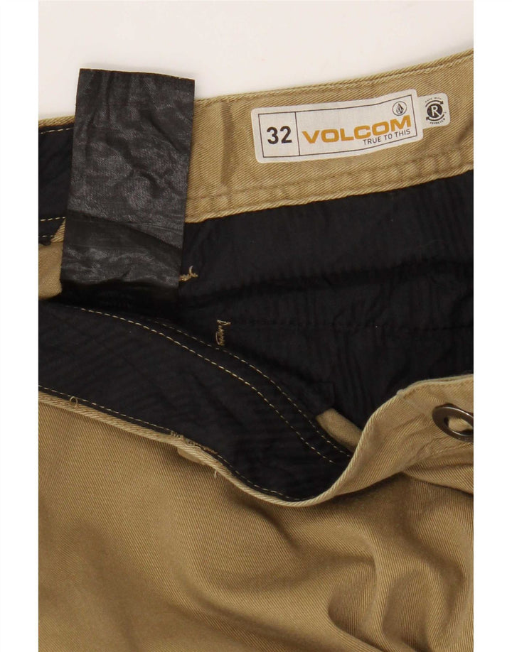 Volcom Pantalon Chino Homme W32 L31 Marron Coton