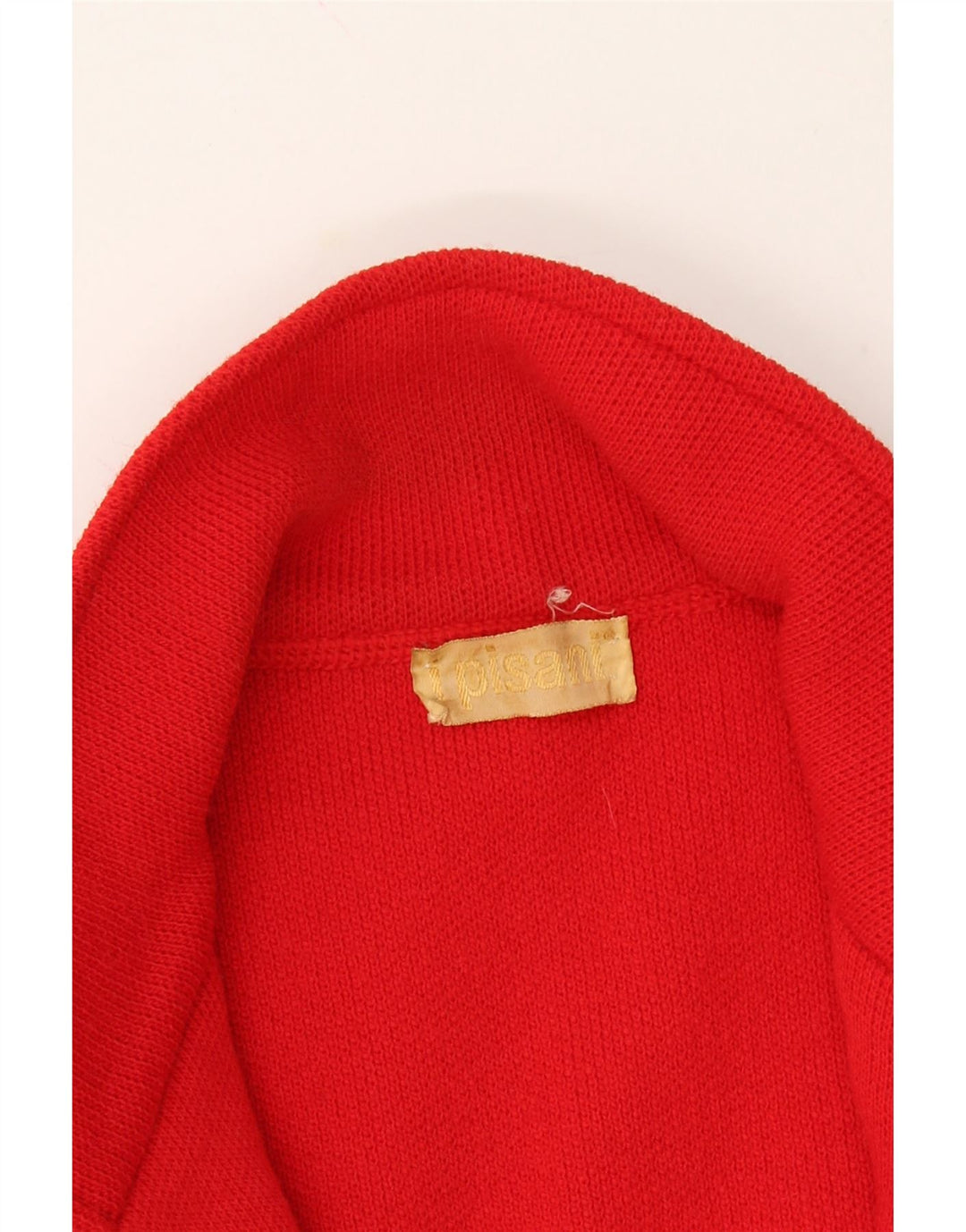 VINTAGE Womens Cardigan Sweater UK 10 Small Red Vintage Vintage and Second-Hand Vintage from Messina Hembry 