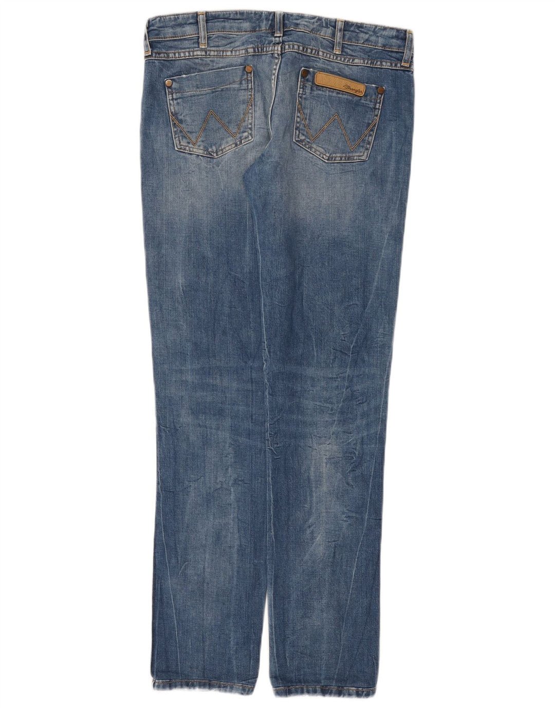 Wrangler Womens Molly Slim Jeans W28 L32 Blue Cotton