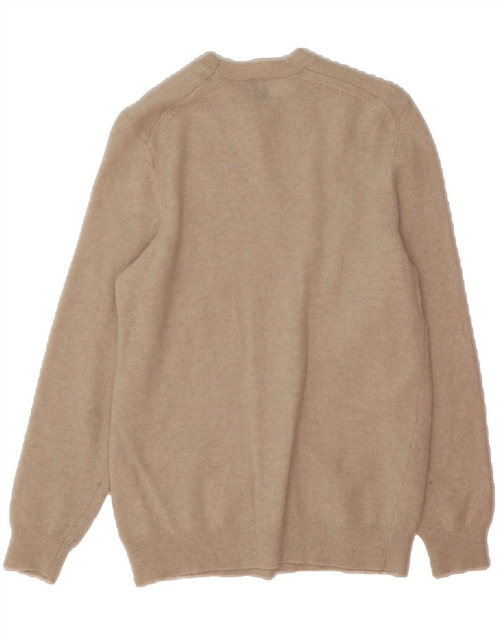 ZARA Womens Crew Neck Jumper Sweater UK 10 Small Beige Vintage Zara and Second-Hand Zara from Messina Hembry 