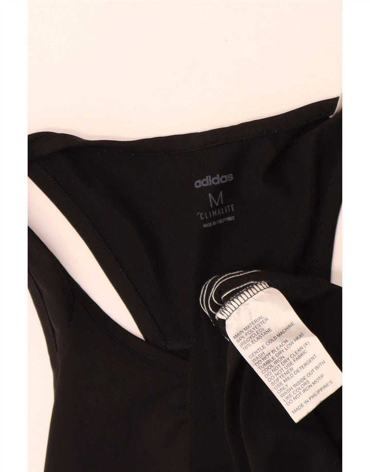 Женский жилет Adidas Climalite Top UK 14, средний черный, полиэстер