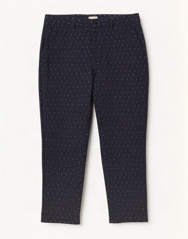 Marks & Spencer Γυναικείο Cropped Παντελόνι UK 14 Large W34 L25 Navy Blue