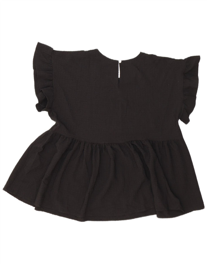Marks & Spencer Blusa extragrande con autógrafo para mujer UK 46 Grande Negro