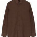 Massimo Dutti Chemise Homme Petit Marron Coton