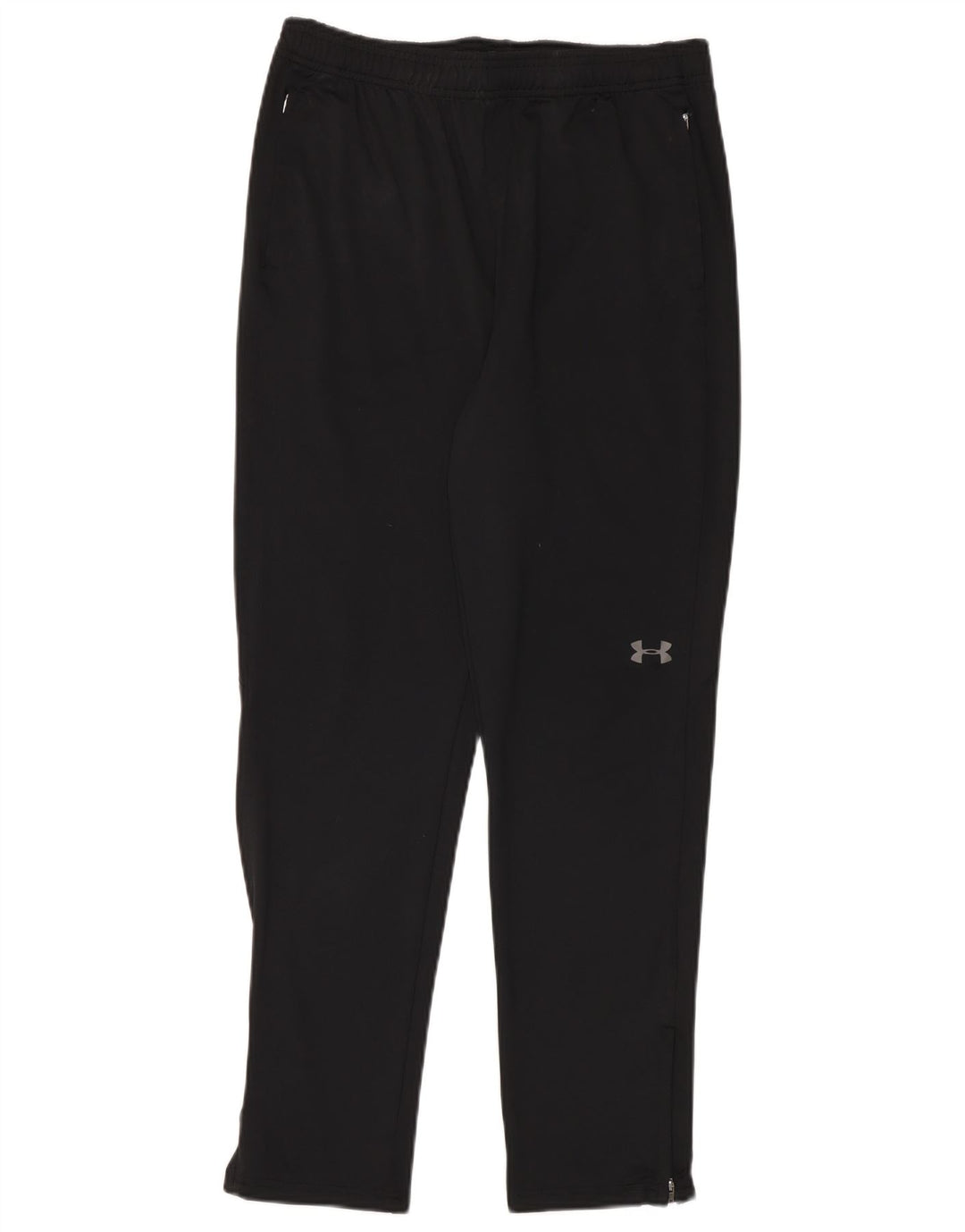 UNDER ARMOUR Boys Tracksuit Trousers 13-14 Years XL Black Polyester