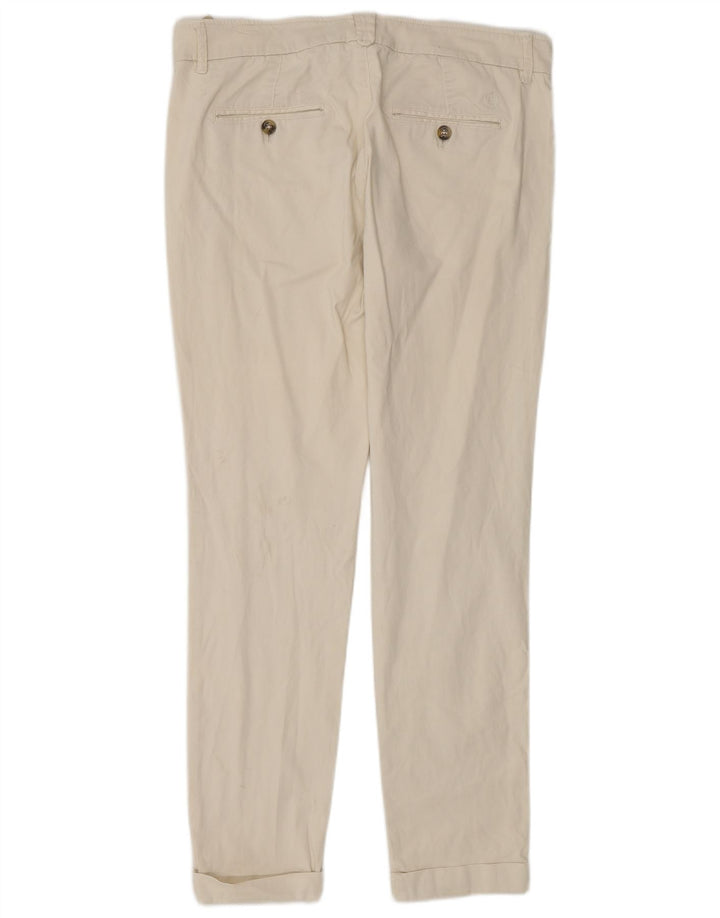 Massimo Dutti Damen Chinohose EU 40 Medium W30 L29 Off White