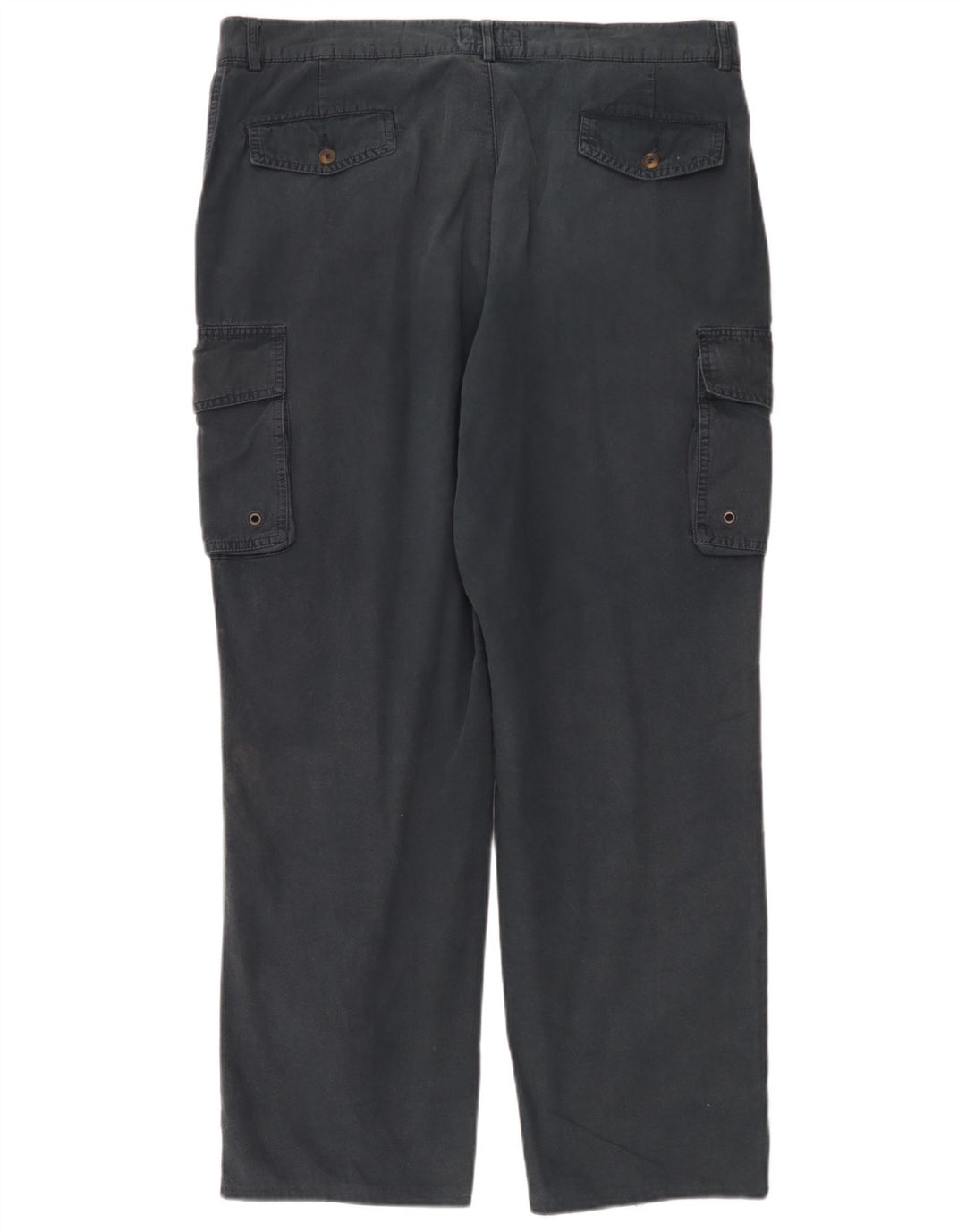 Fila Mens Straight Cargo Trousers W42 L30 Navy Blue