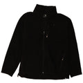 CHAMPION Mens Fleece Jacket UK 44 2XL Black Polyester