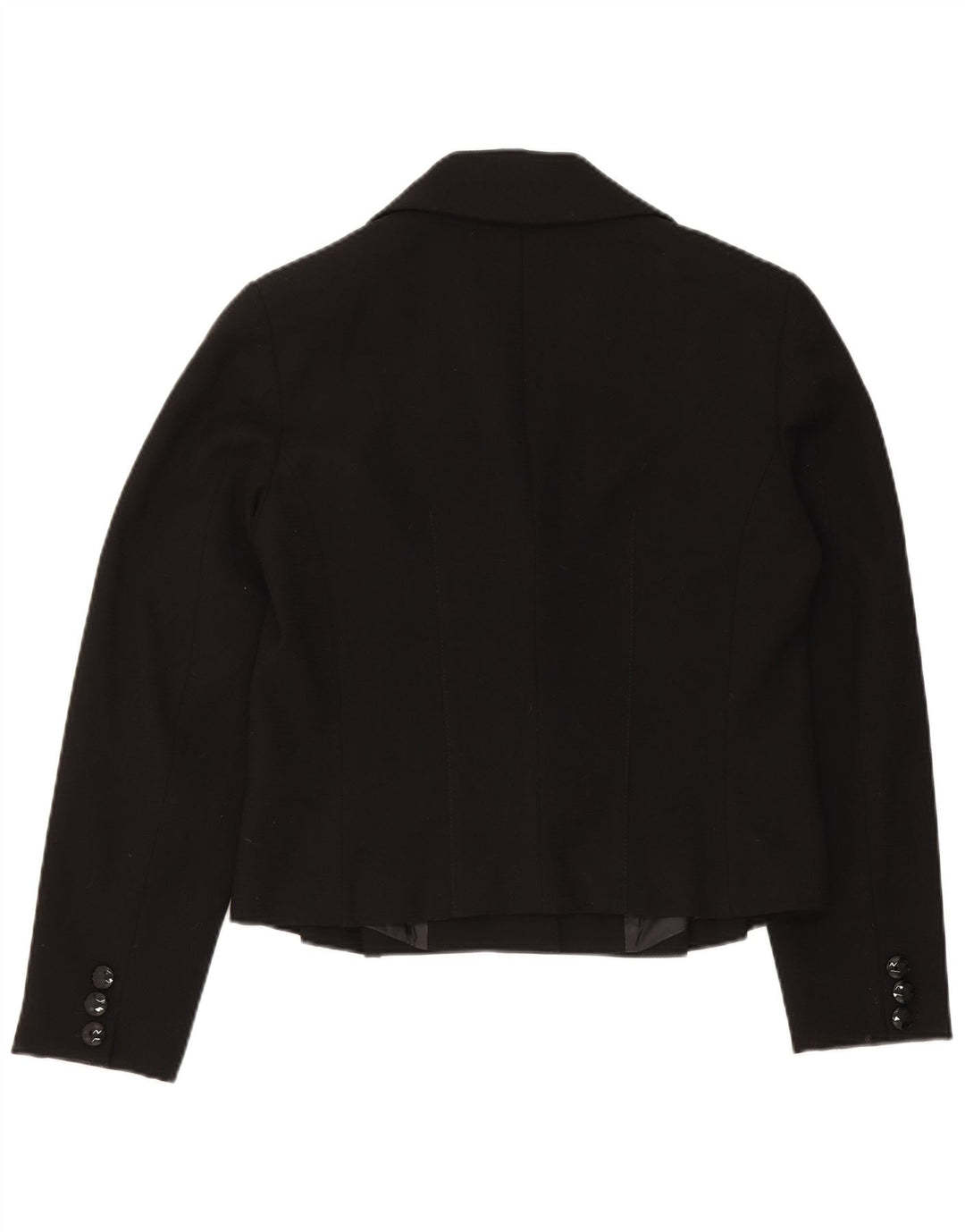 Trussardi Damen 3-Knopf-Blazerjacke IT 48 XL Schwarz Polyester
