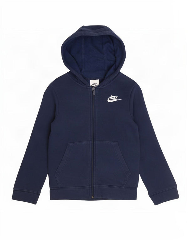 Πουλόβερ Nike Boys Zip Hoodie 6-7 Years XS Navy Blue Cotton