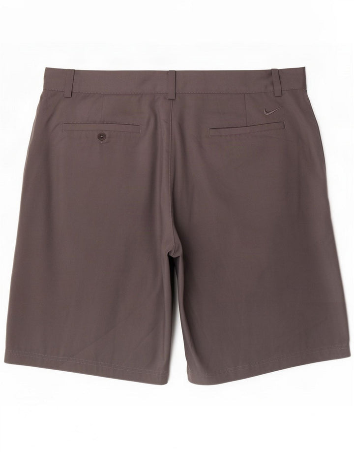 Nike Mens Golf Standard Fit Chino Shorts Large W36 Grey Polyester