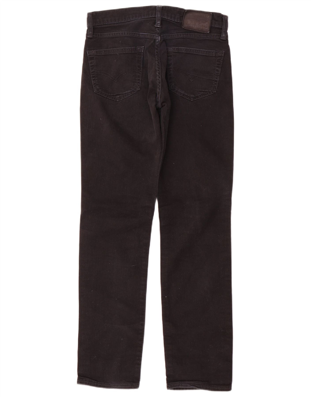 Levi's Straight Jeans til mænd W30 L32 Sort bomuld