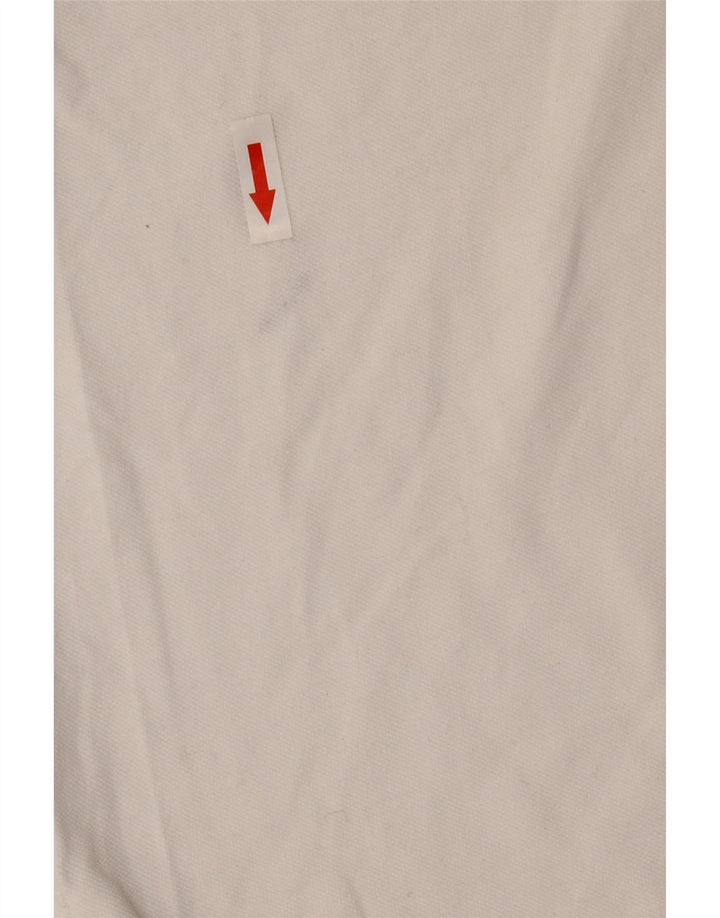 Jack & Jones Mens Polo Shirt Small White Cotton