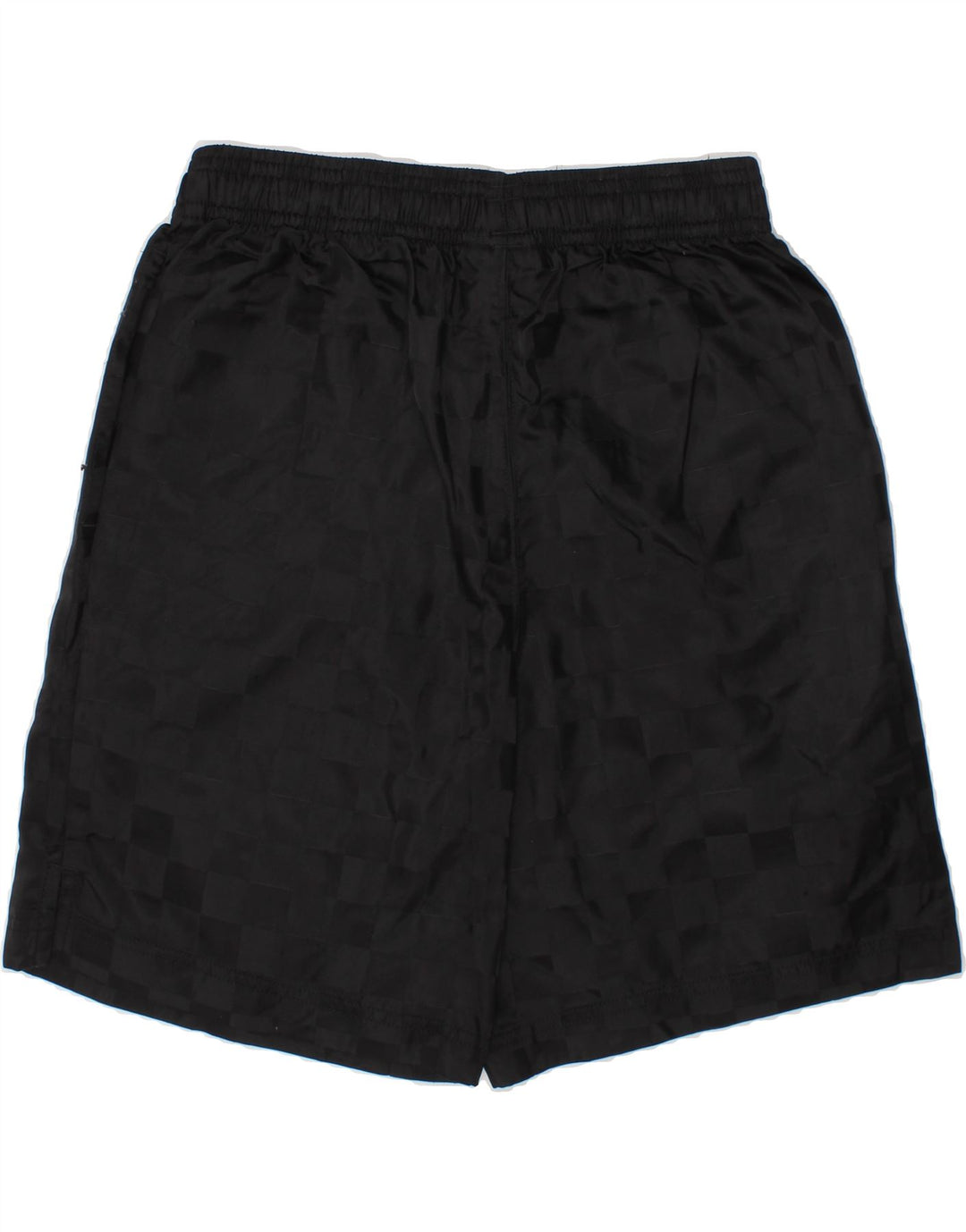 UMBRO Boys Sport Shorts 8-9 Years Medium  Black Geometric Nylon Vintage Umbro and Second-Hand Umbro from Messina Hembry 