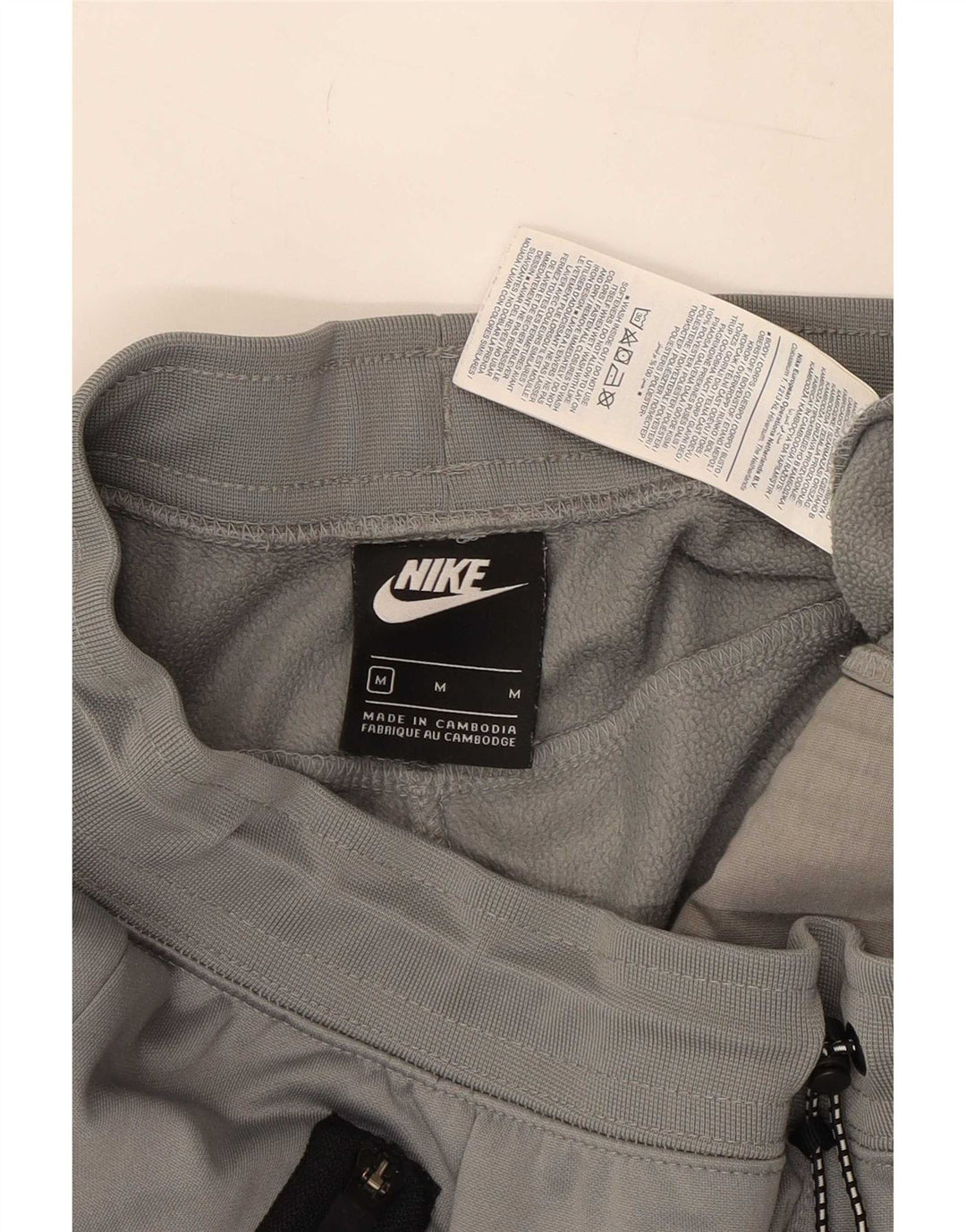 Pantaloni da tuta da uomo Nike Joggers Poliestere color block grigio medio