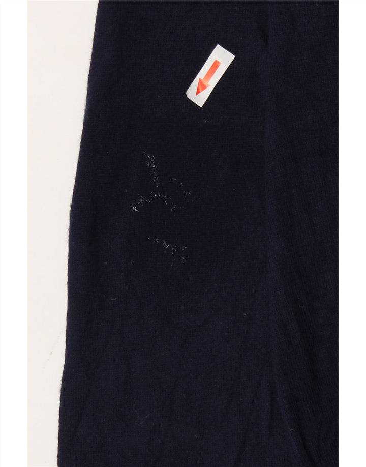 Marks & Spencer Womens Cardigan Sweater UK 12 Medium Navy Blue Viscose