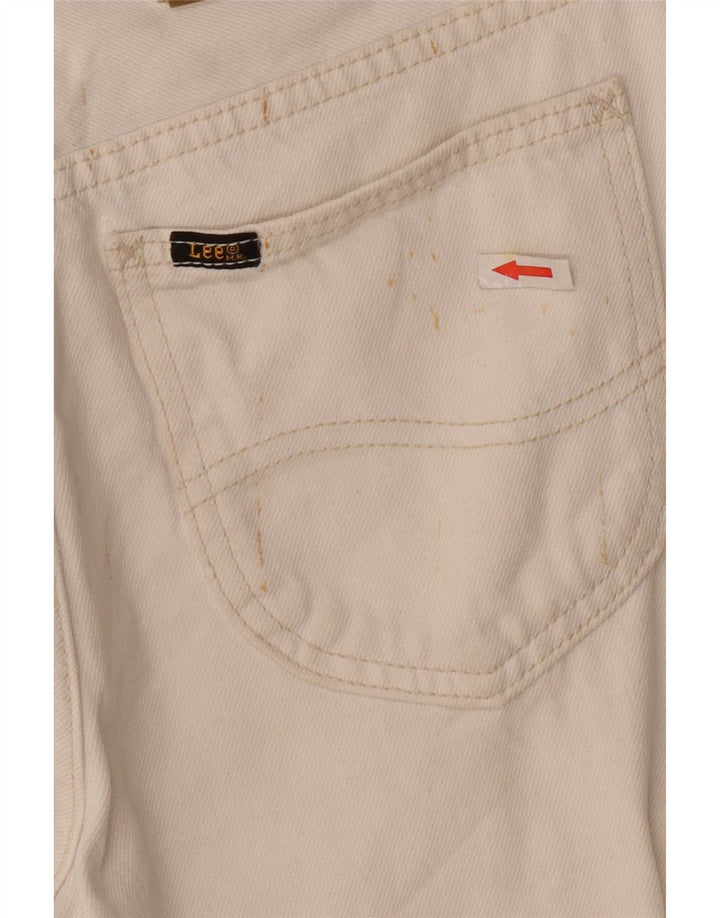 Lee Mens Straight Jeans W30 L31 Bijeli pamuk