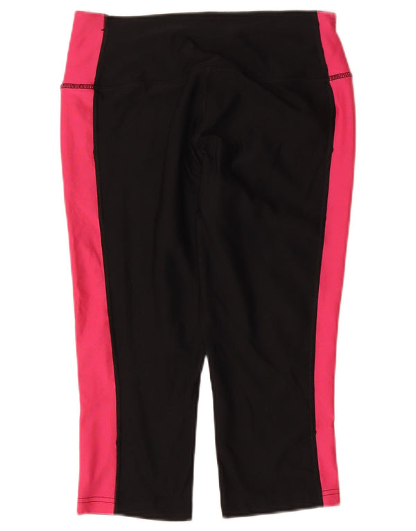Γυναικεία κολάν Nike Dri Fit Capri UK 8 Small Black Colourblock Sports