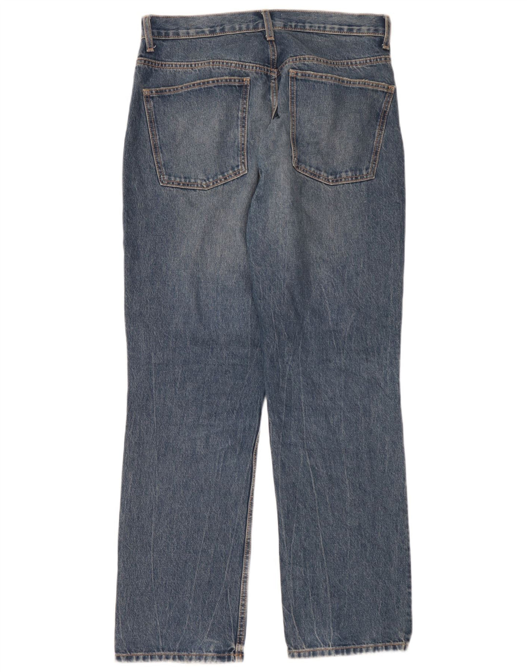 Zara Womens Straight Jeans EU 44 XL W34 L32 Blue