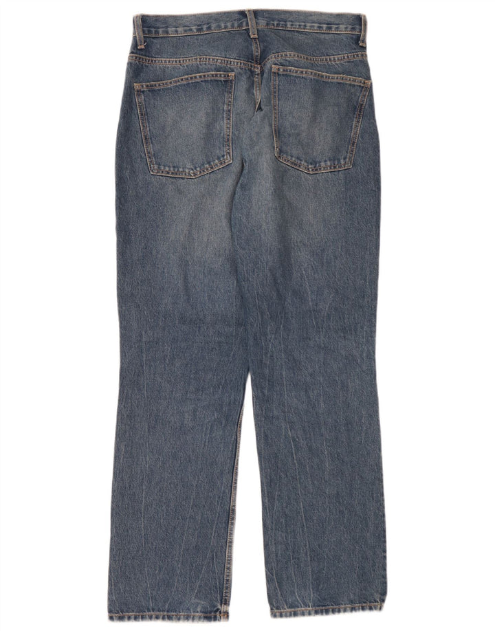 Zara Womens Straight Jeans EU 44 XL W34 L32 Blue