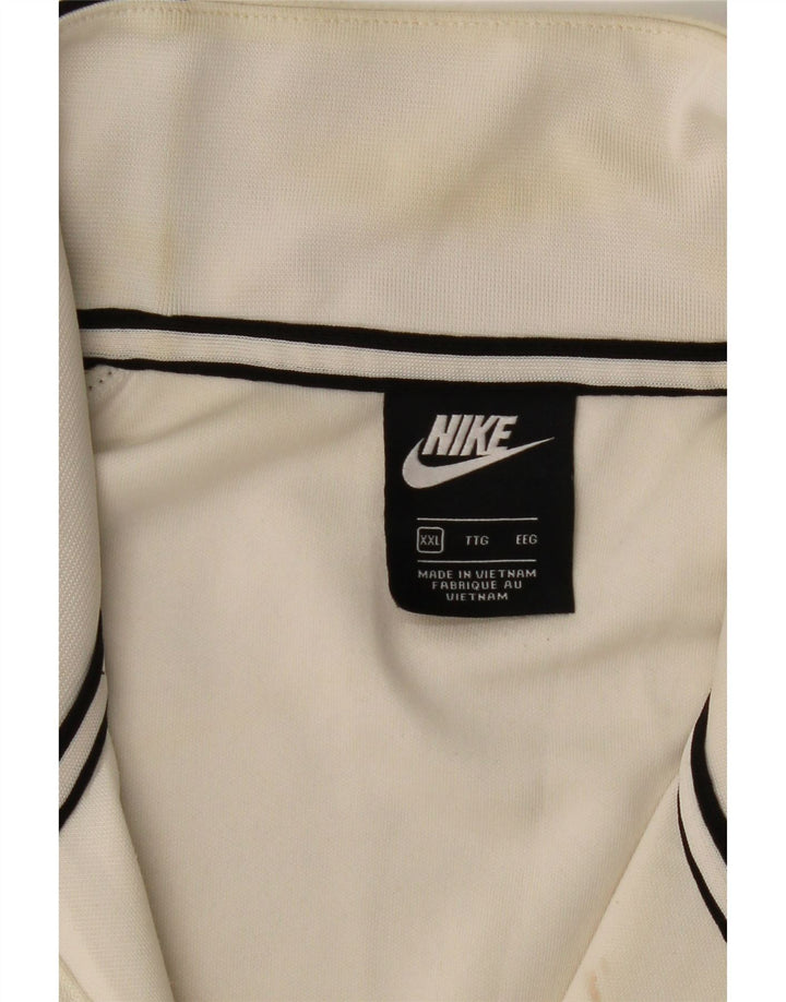Nike Sweat-shirt à fermeture éclair 1/4 pour homme 2XL Noir Colorblock Polyester