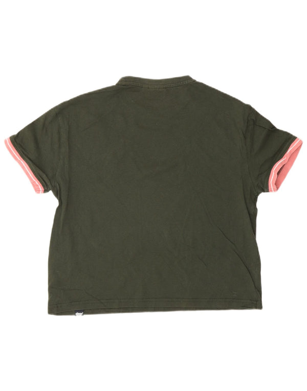 Tricou supradimensionat pentru femei Ellesse UK 6 XS Bumbac kaki