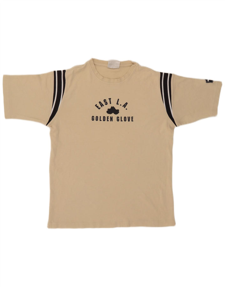 Puma Herren-T-Shirt mit Grafik, mittelbeige Baumwolle