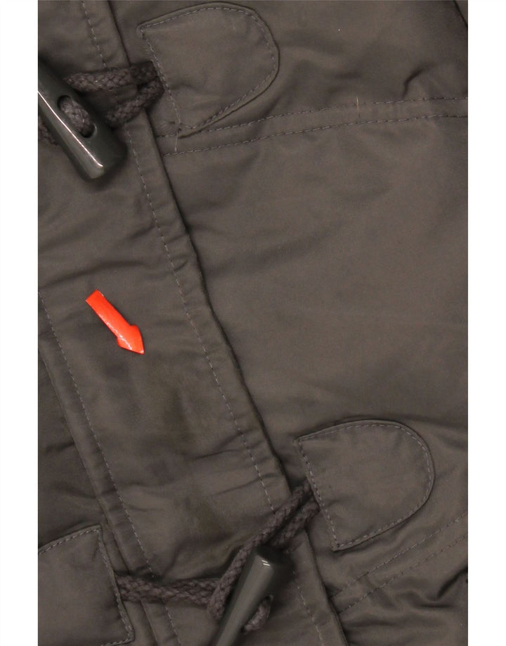 Palton căptușit cu glugă pentru femei Tom Tailor UK 14 Medium Gri Poliamidă